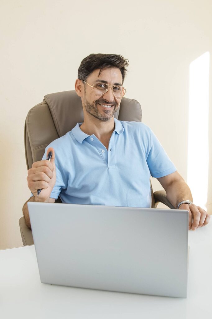 Álvaro en consulta de Psicologia Barcelona